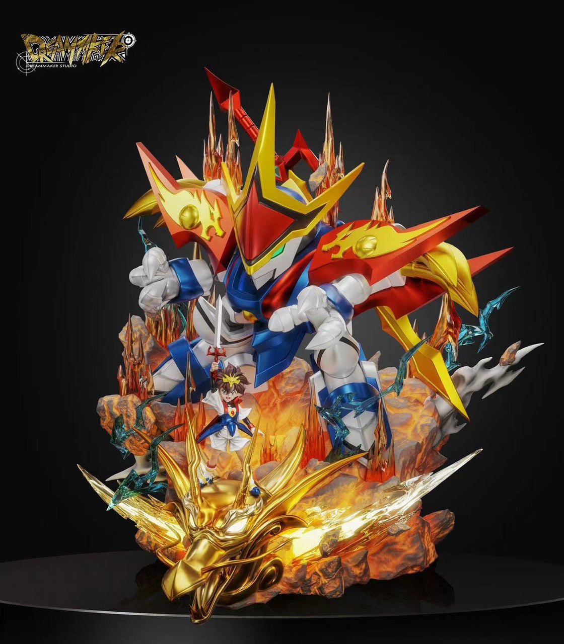 [Pre-Order Closed] Dream Maker Studio  - Statue - Mashin Hero Wataru - Ryujinmaru with LED