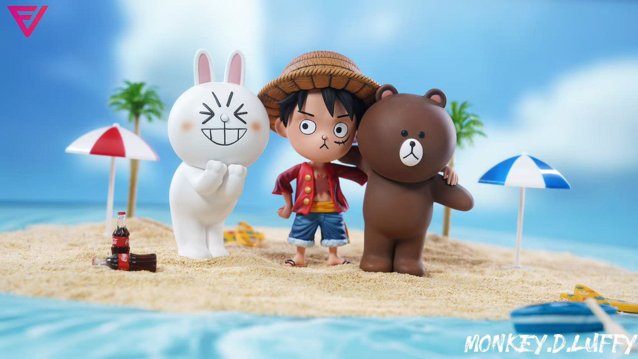 [Pre-Order] Eve Studio - Statue - One Piece - Luffy & Brown & Cony