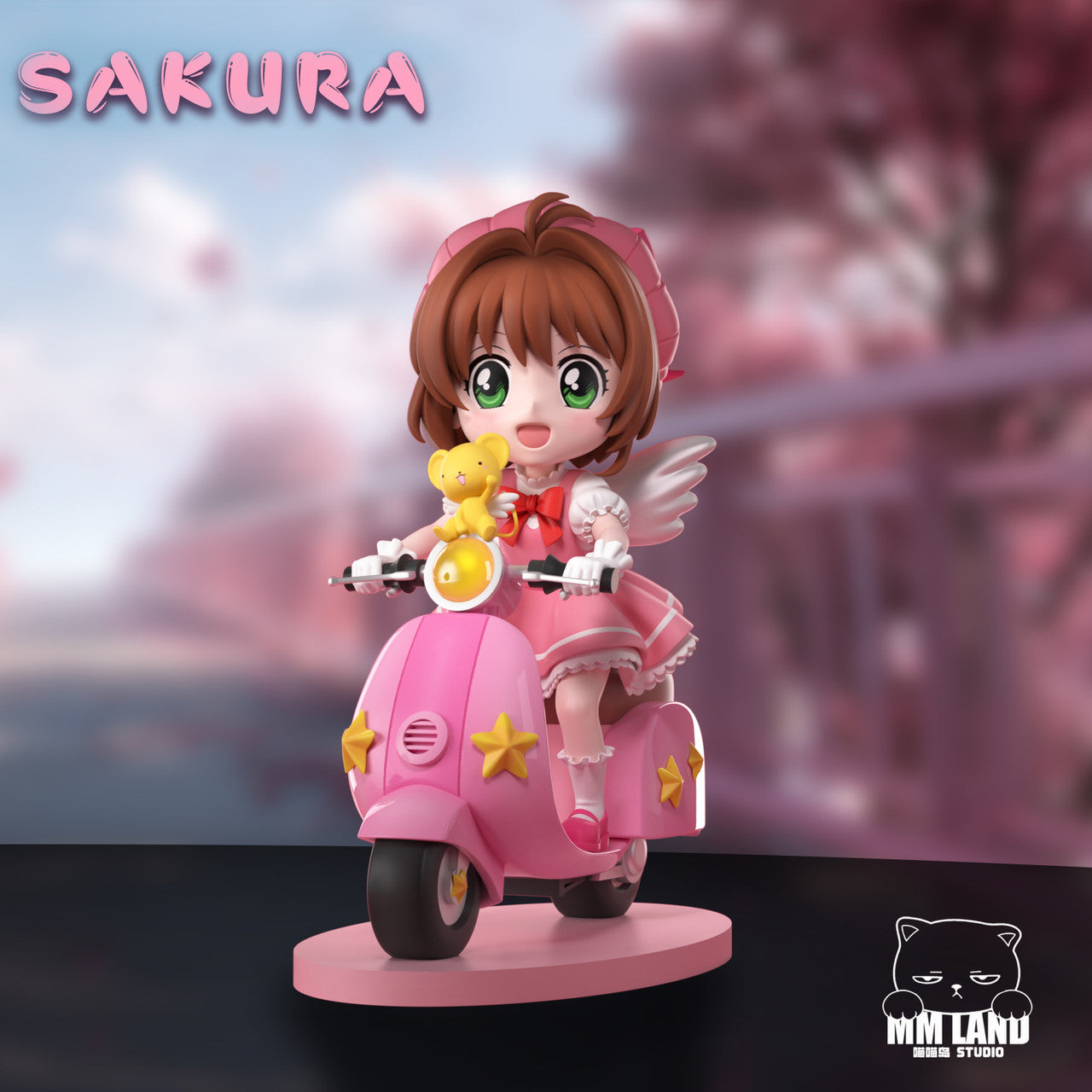 [Pre-Order] MMLAND Studio - Statue - Cardcaptor Sakura - Sakura Kinomoto riding Motorcycle