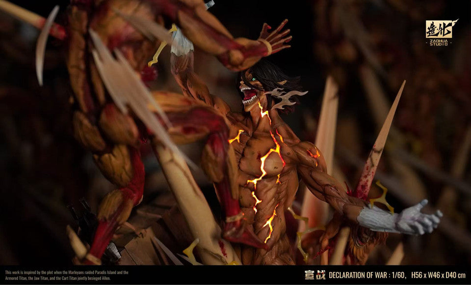 [Last One] ZaoHua Studio - Statue - Attack on Titan - Declaration Of War EX ver with LED