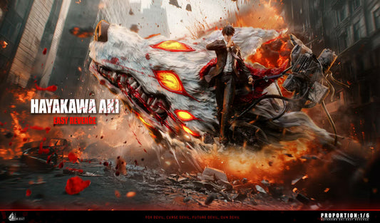 [Warehouse in Stock] TV Edition Dream Boat Studio - Statue - Chainsaw Man Aki Hayakawa