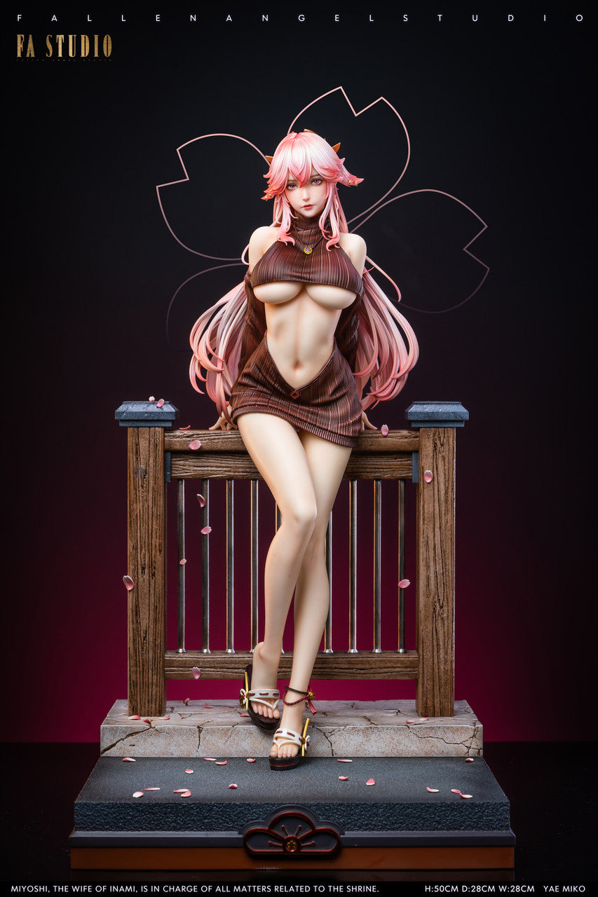 [Warehouse in stock] Exclusive Ver. - Fallen Angel Studio - Statue - Genshin Impact - Yae Miko