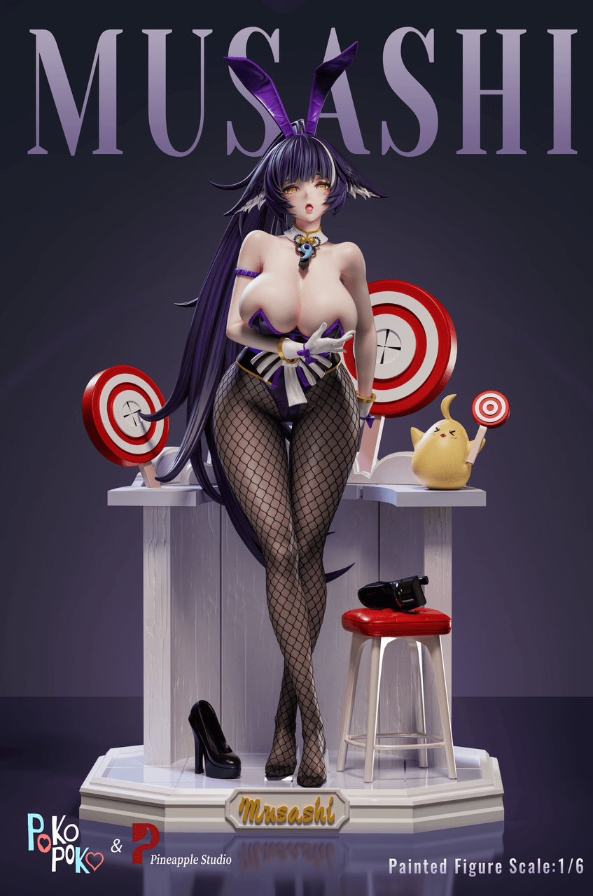 [Pre-Order Closed] Pineapple Studio & Poko Poko - Statue - Azur Lane - Shinano & Musahi