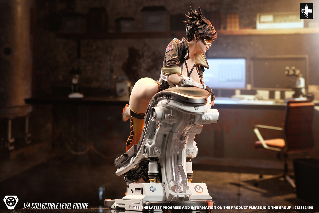 [Warehouse in Stock] Dtalon Studio - Statue - Overwatch - Tracer