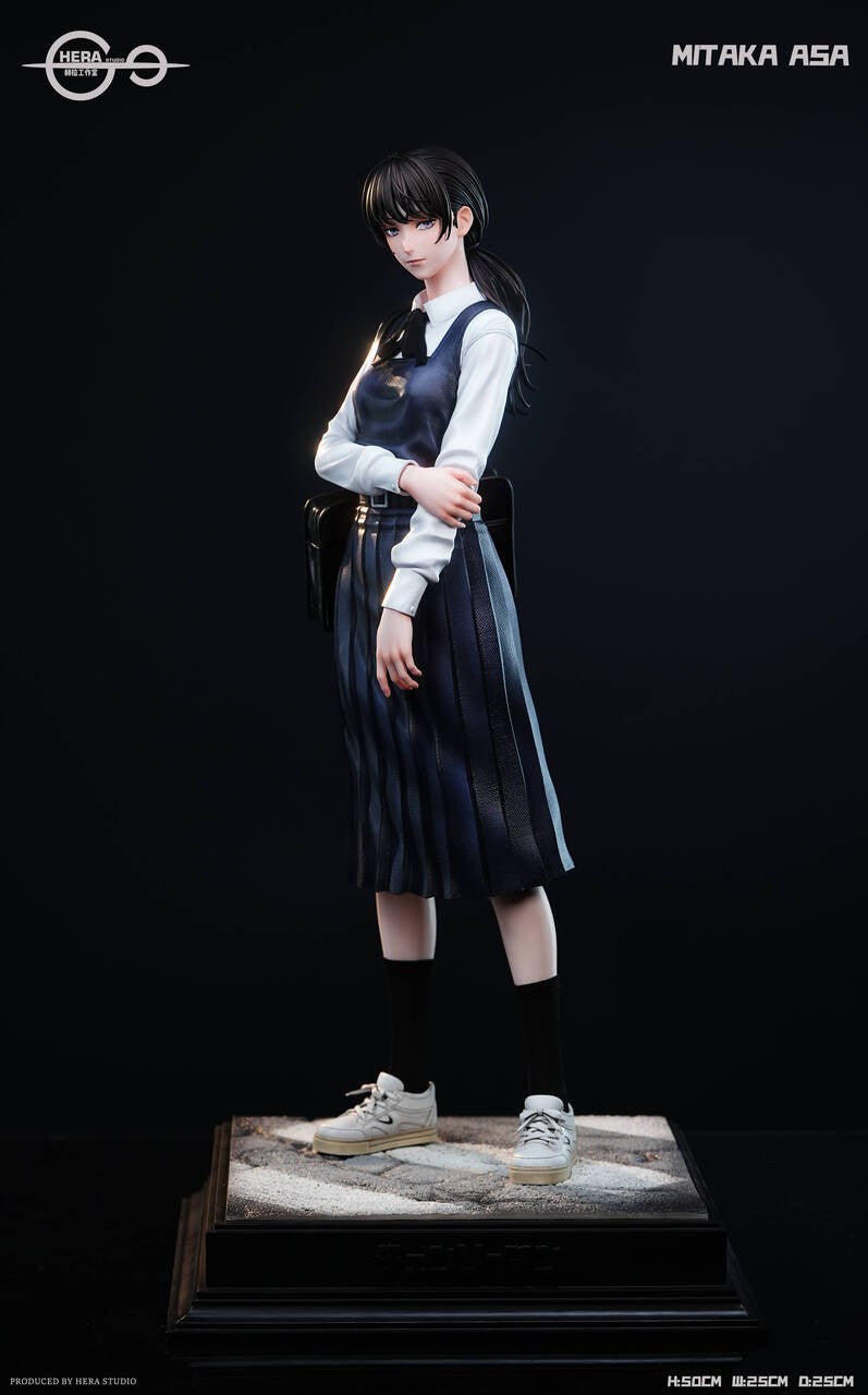 [Warehouse in Stock] HeRa Studio - Statue - Chainsaw Man Mitaka + Yoru + extra two heads