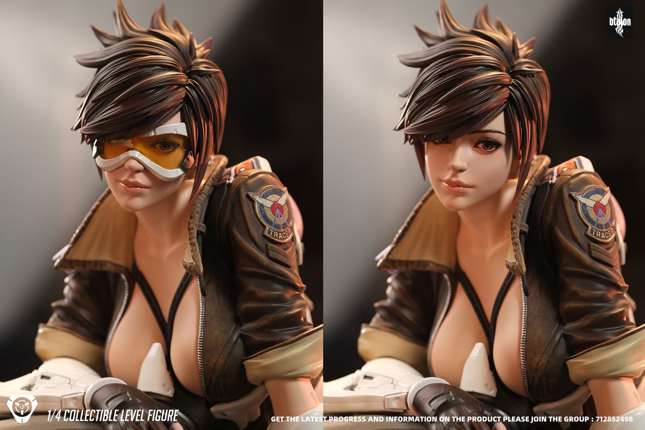[Warehouse in Stock] Dtalon Studio - Statue - Overwatch - Tracer