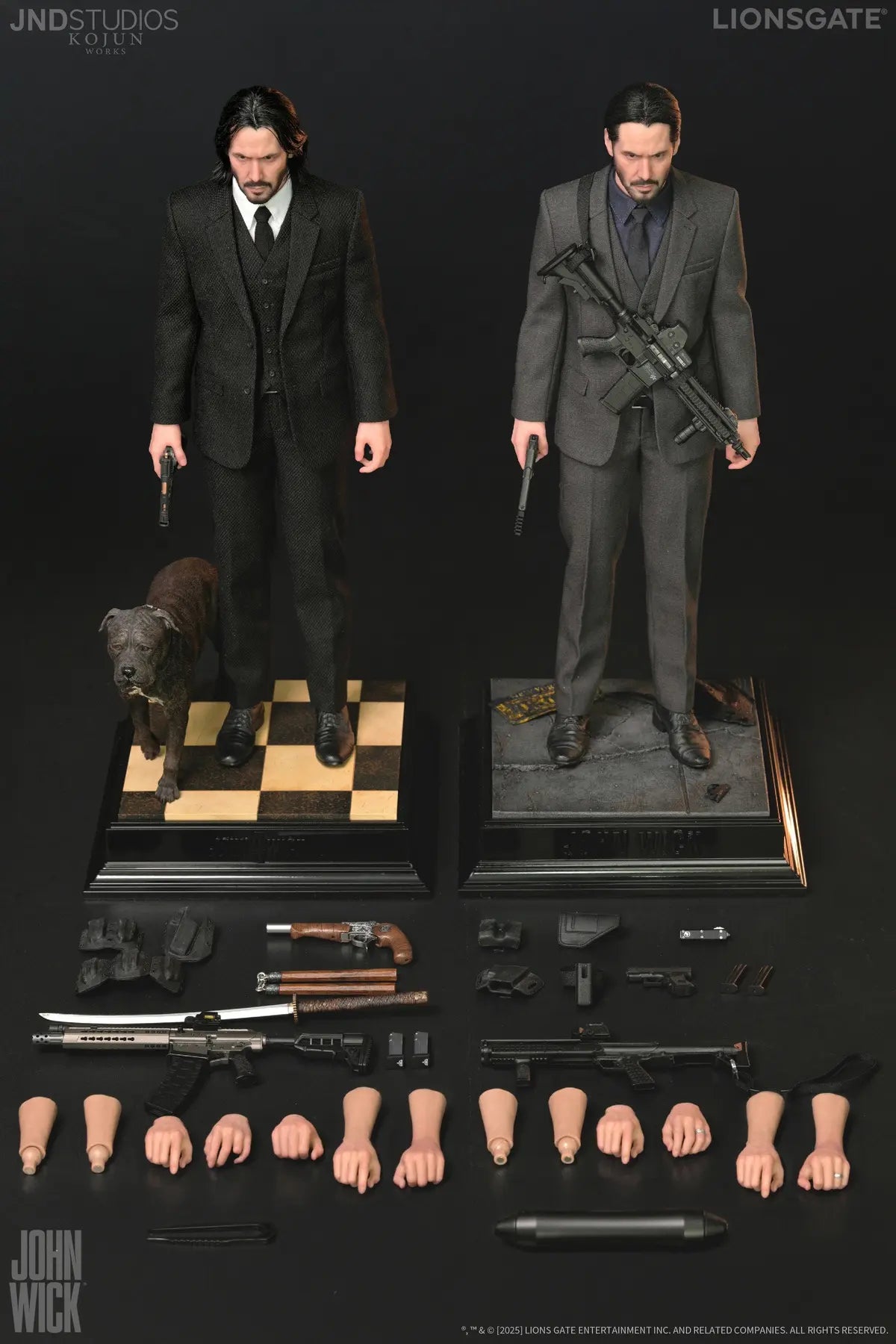 [Pre-Order] JND Studio - Statue - John Wick - 1&4 1/6 scale Action Figure KJW-005A KJW-005C (Licensed)