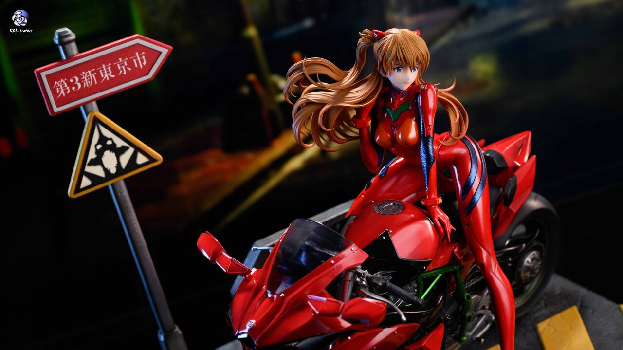 [Warehouse in Stock] KOL Brother Studio - Statue - Neon Genesis Evangelion - Motorcycle Asuka