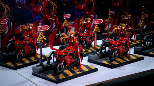 [Warehouse in Stock] KOL Brother Studio - Statue - Neon Genesis Evangelion - Motorcycle Asuka