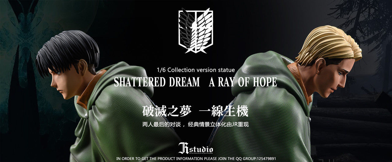 [Warehouse in Stock] JR Studio - Statue - Attack on Titan - Levi & Erwin A Ver.