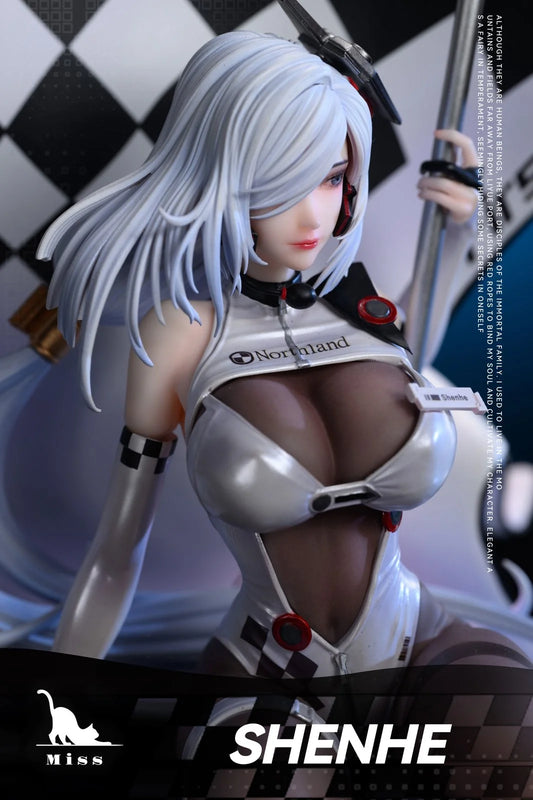 [Warehouse in Stock] Miss Studio - Statue - Genshin Impact Racing Suit #1 Shenhe