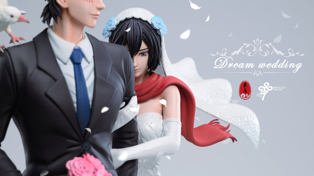 [Warehouse in Stock] LC Studio - Statue - Attack On Titan -  Dream Wedding of Eren Yeager & Mikasa Ackerman