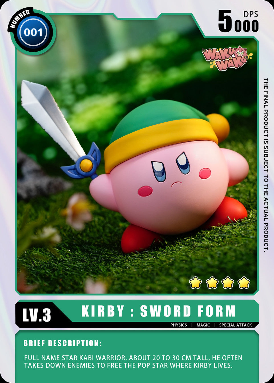 [Warehouse in Stock] WakuWaku Studio - Statue - Kirby - #1 Swordsman Kirby