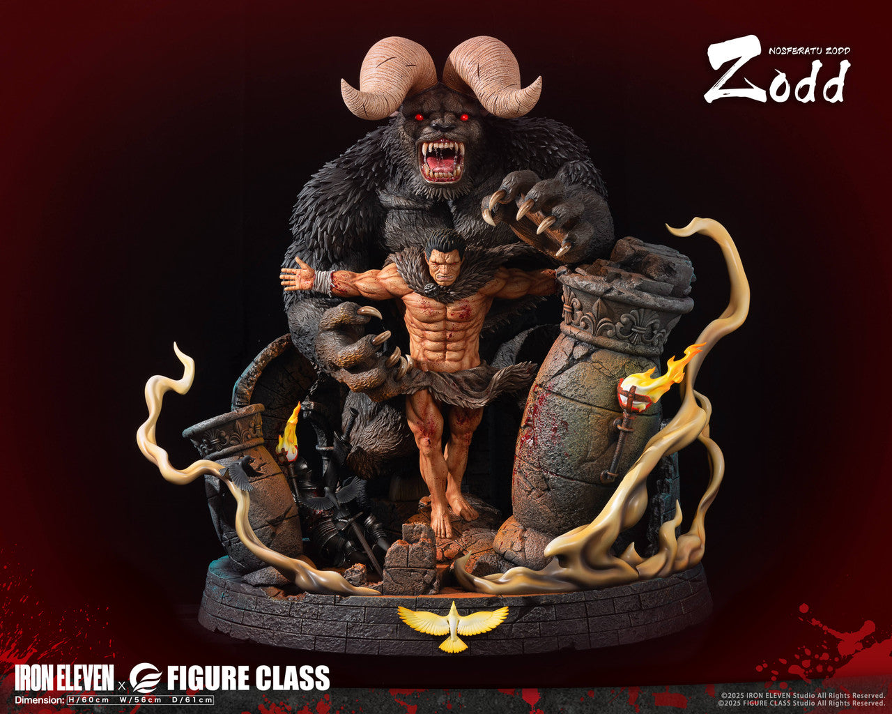 [Warehouse in Stock] IRON ELEVEN & FIGURE CLASS Studio - Statue - Berserk - Nosferatu Zodd