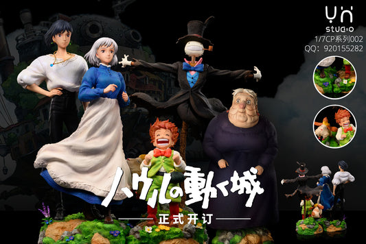 [Pre-Order] Ying Huo Studio - Statue - Howl's Moving Castle 5 Piece Set Howl's Moving Castle