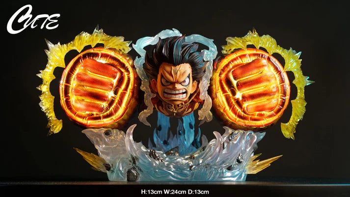[Warehouse in Stock] More Fun Studio & Monkey.D Studio - Statue - One Piece - Little Bounce Man Luffy Statue
