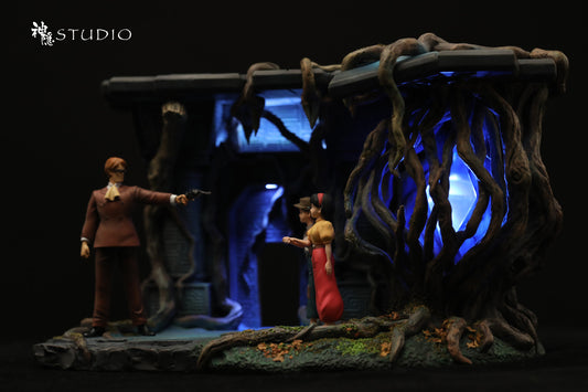 [Warehouse in Stock] Shen Yin Studio - Statue - Castle in the Sky - Castle in the Sky with LED