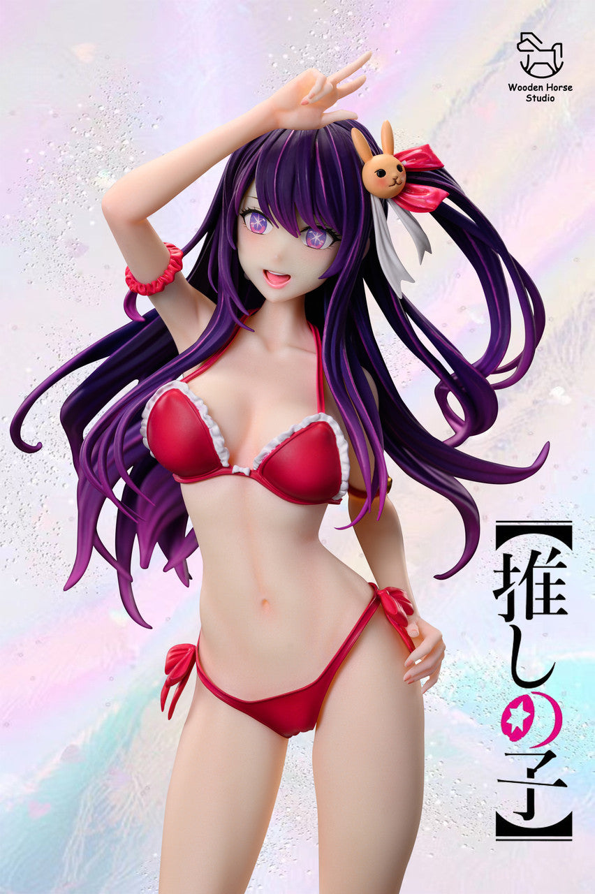 [Warehouse in Stock] Wooden Horse Studio - Statue - Oshi no Ko - Summer Swimwear Limited-Ai Hoshino