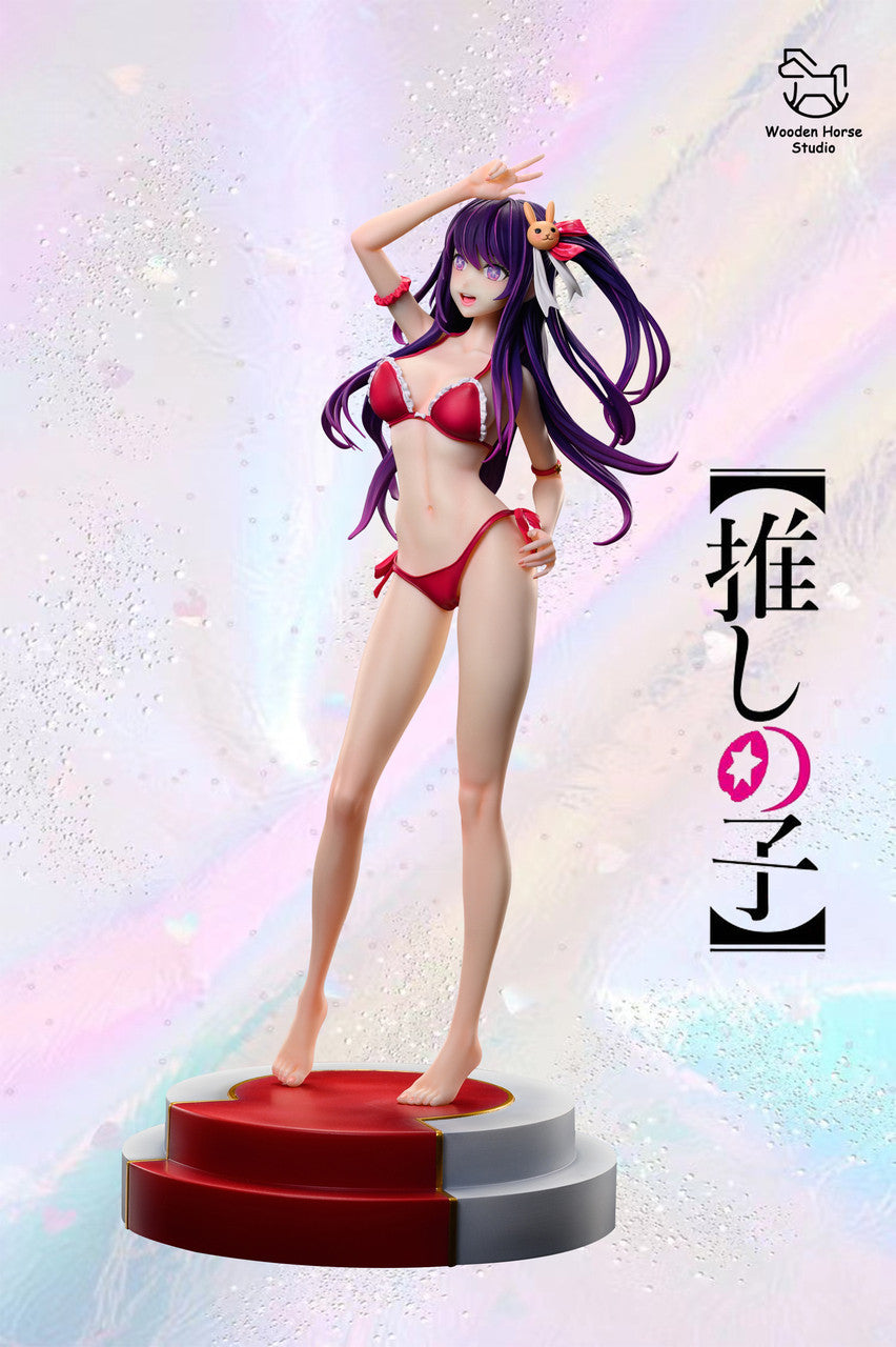 [Warehouse in Stock] Wooden Horse Studio - Statue - Oshi no Ko - Summer Swimwear Limited-Ai Hoshino