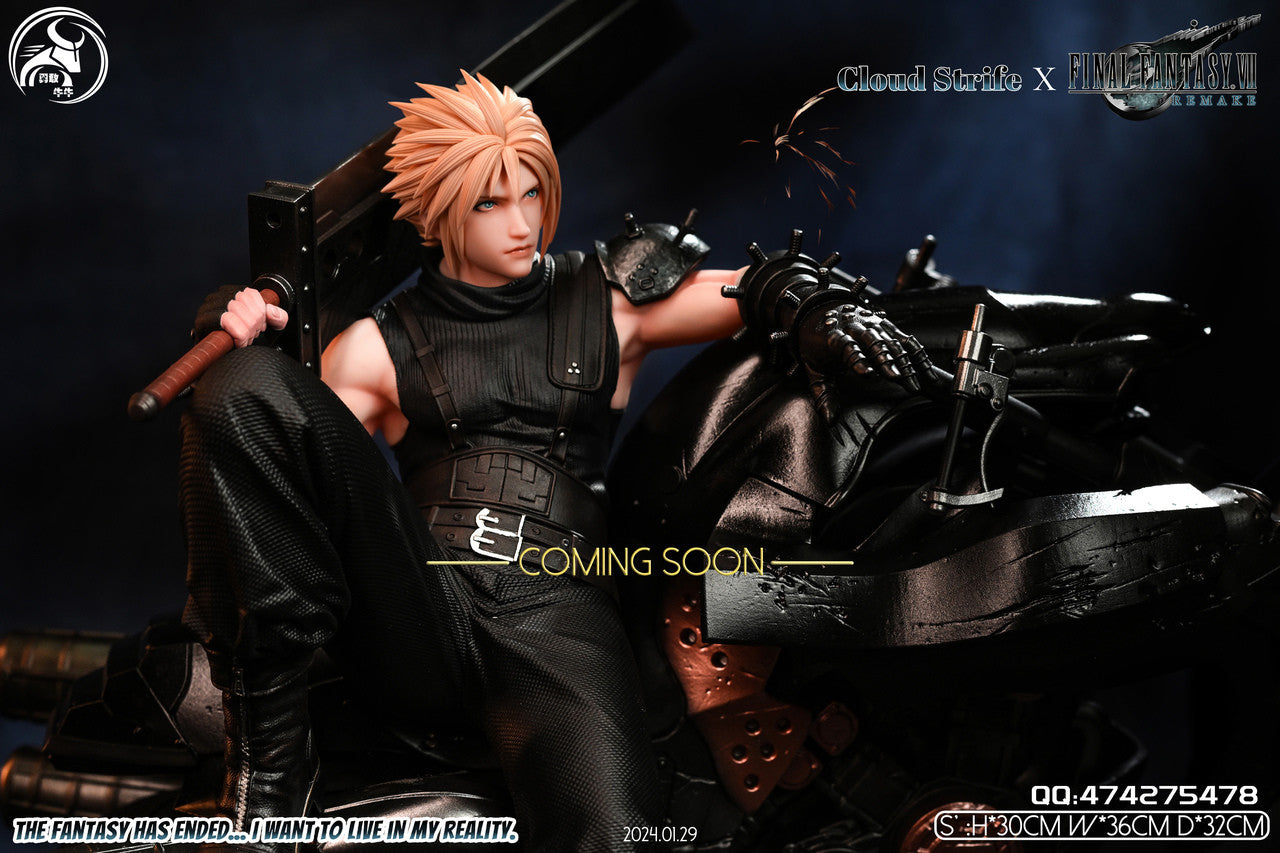 [Warehouse in Stock] YGNN Studio - Statue - Final Fantasy 7 - Cloud