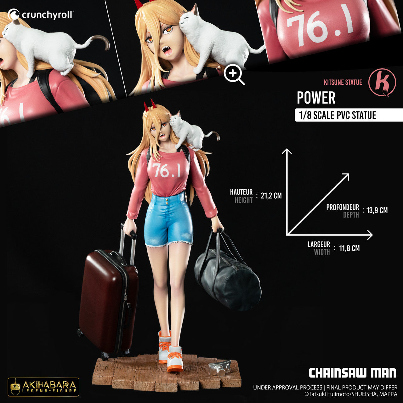[Pre-Order] Kitsune Statue Studio - PVC - Chainsaw Man - Power (Licensed)