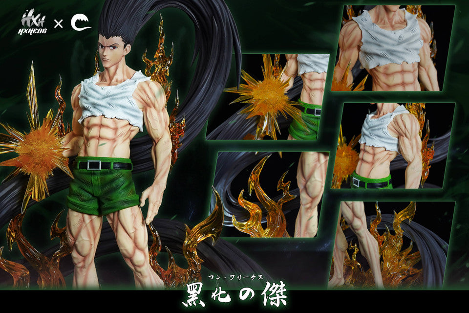 [Warehouse in Stock] HXHENG × CHENG Studio - Statue - HUNTER×HUNTER - Hunter Series #1 Black Gon Freecss
