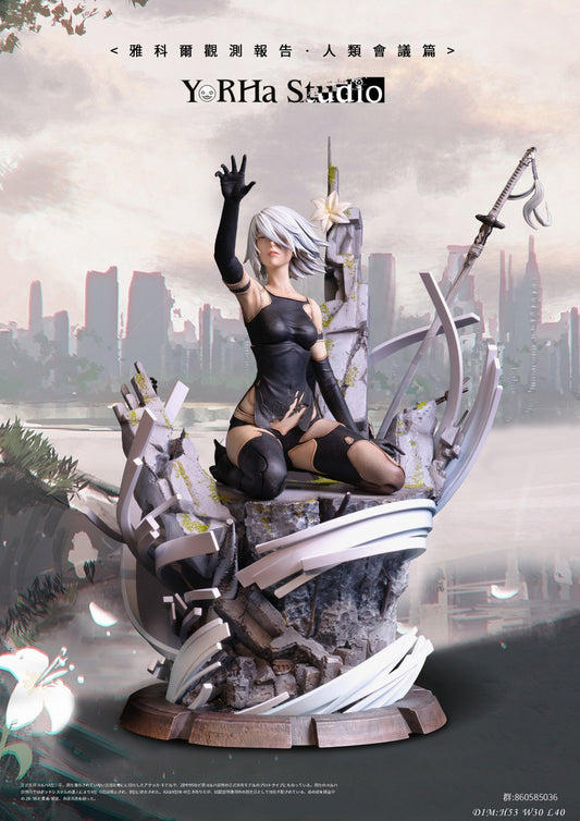[Warehouse in Stock] YorHa Studio - Statue - NieR:Automata - YorHa Observation Report Council of Humanity Chapter 1 Ending A2 A version