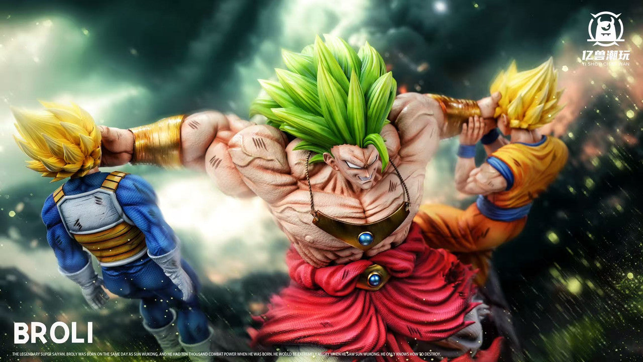 [Warehouse in Stock] YISHOU Studio - Statue - Dragon Ball - Broly VS Goku & Vegeta