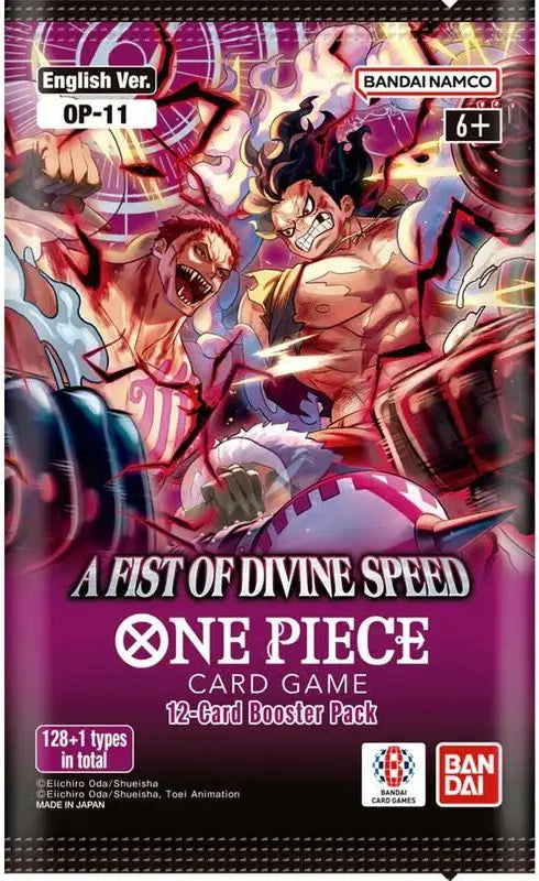 One Piece - Fist of Divine Speed OP-11 English version (pack)