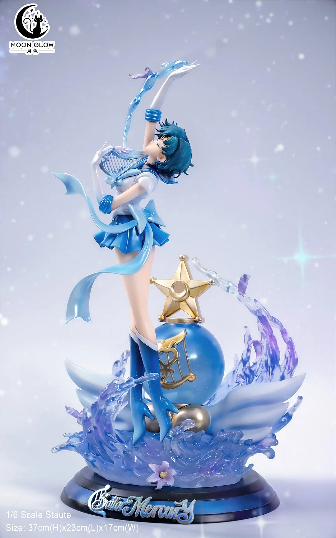 [Warehouse in Stock] Moon Glow Studio - Statue - Sailor Moon - Sailor Mercury Mizuko Ami