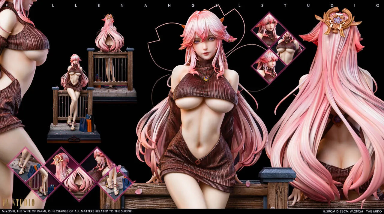 [Warehouse in stock] Exclusive Ver. - Fallen Angel Studio - Statue - Genshin Impact - Yae Miko