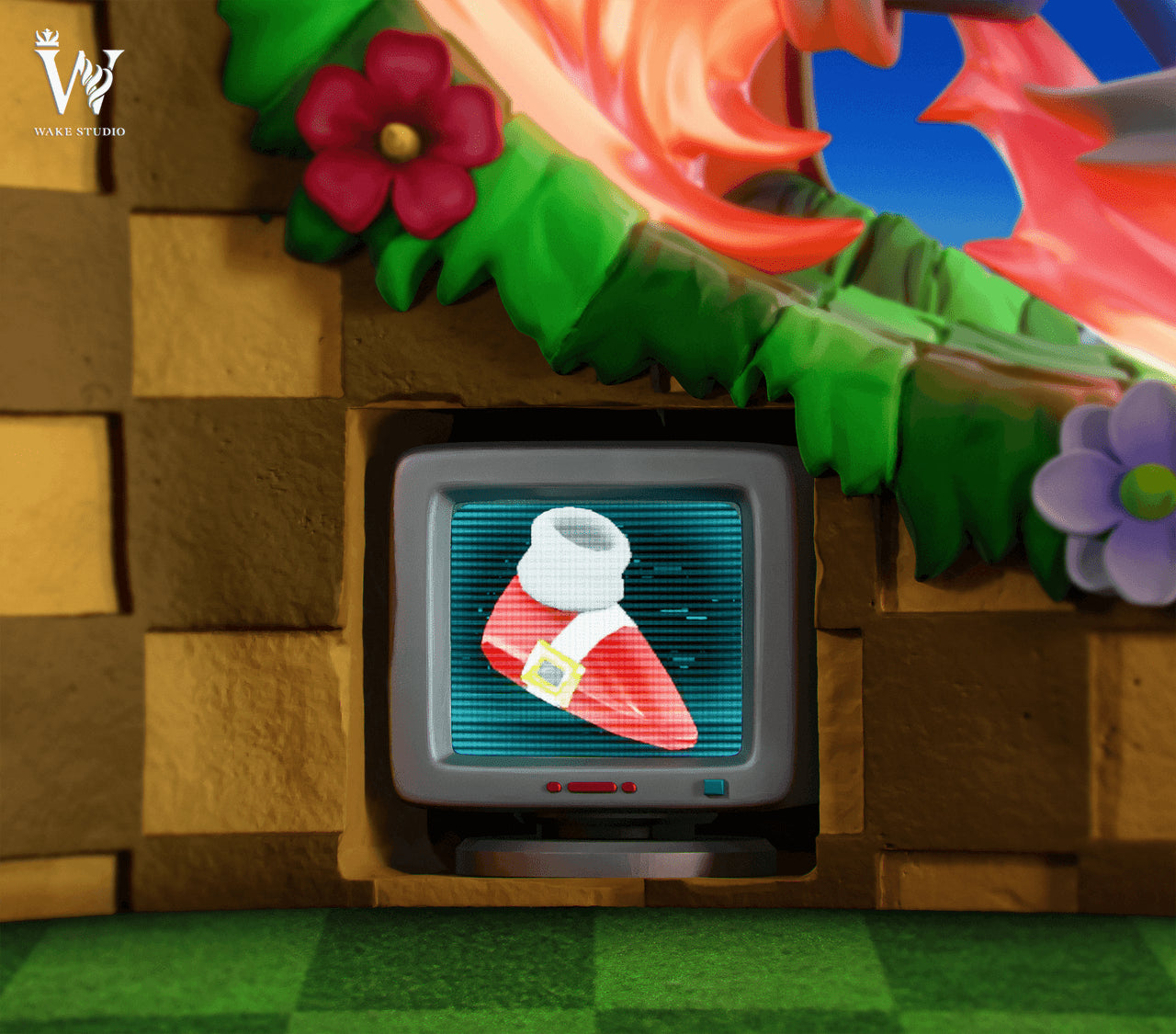 [Warehouse in Stock] Wake Studio - Statue - Super Sonic - Speed Sonic