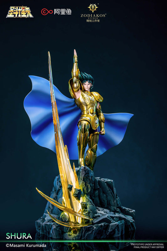 [Pre-Order Closed] Zodiakos Studio - Statue - Saint Seiya - Gold Saint-Shura (Licensed)