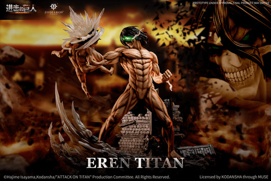 [Pre-Order] Zodiakos Studio - Statue - Attack on Titan - Eren Titan (Licensed)