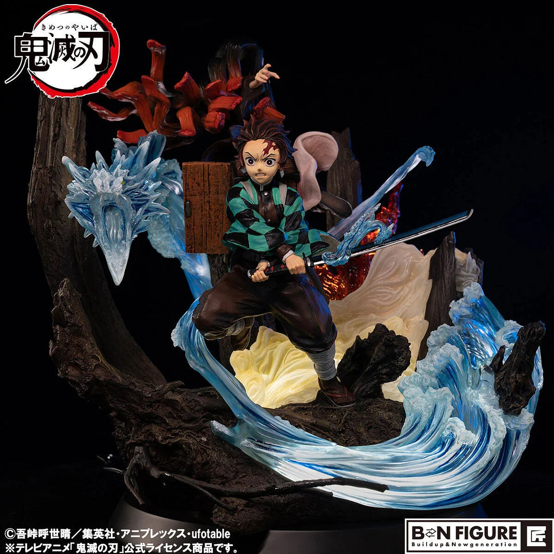 [Warehouse in Stock] BNFIGURE Studio - Statue - Demon Slayer: Kimetsu No Yaiba - Kamado Tanjirou & Kamado Nezuko (Licensed)