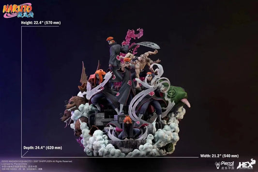 [Warehouse in Stock] HEX Collectibles - Naruto Shippuden Ultimate Diorama Statue Professional - The Six Paths Of Pain (Licensed)