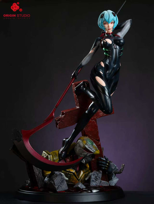 [Pre-Order] Origin Studio - Statue - Neon Genesis Evangelio - Black Combat Suit Ayanami Rei