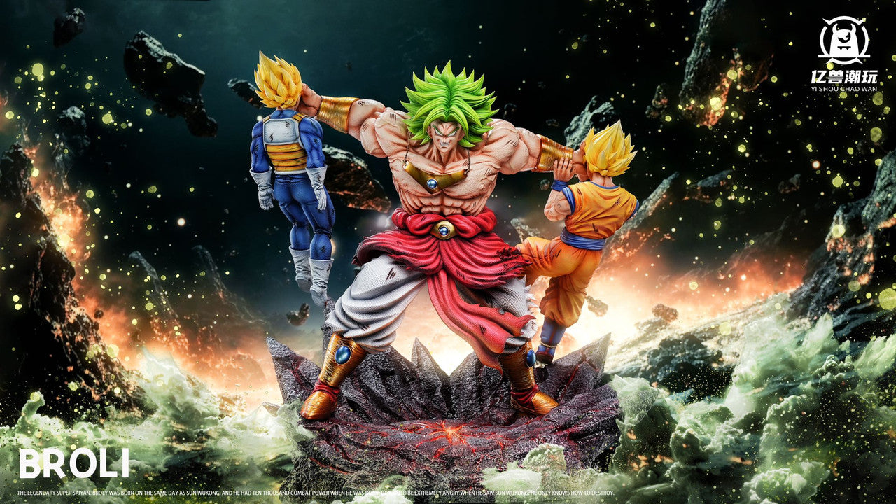 [Warehouse in Stock] YISHOU Studio - Statue - Dragon Ball - Broly VS Goku & Vegeta