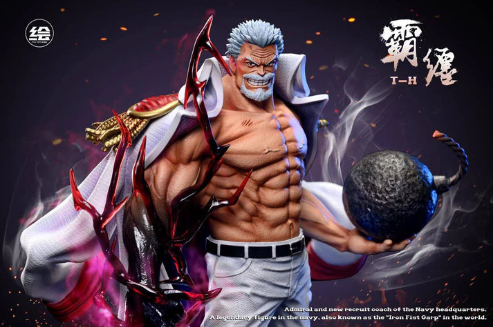[US in Stock] T-H Studio - Statue - One Piece - Tekken Monkey D. Garp (Displayed)
