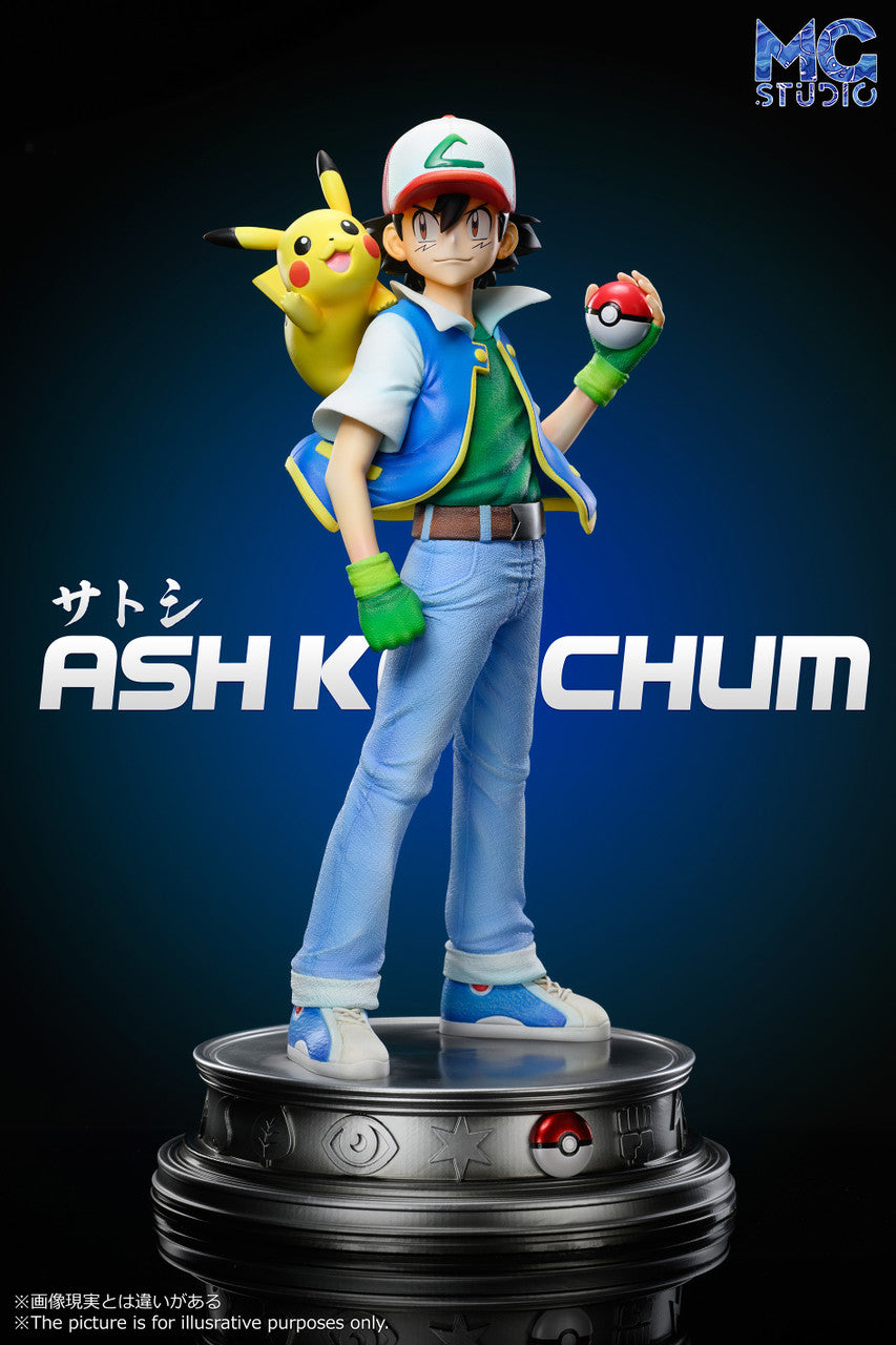 [Warehouse in Stock] MG Studio - Statue - Pokémon - Animation Ash Ketchum with Sound Effect