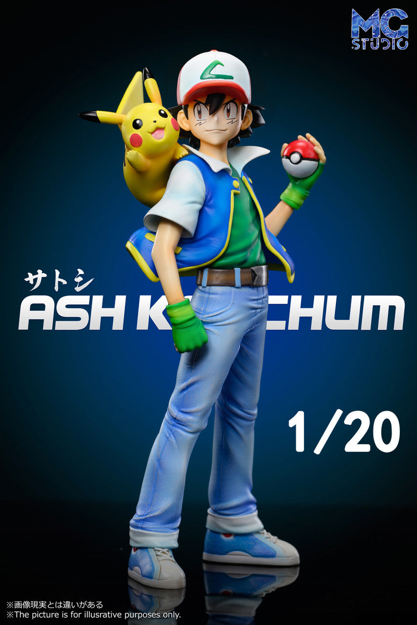 [Warehouse in Stock] MG Studio - Statue - Pokémon - Animation Ash Ketchum with Sound Effect