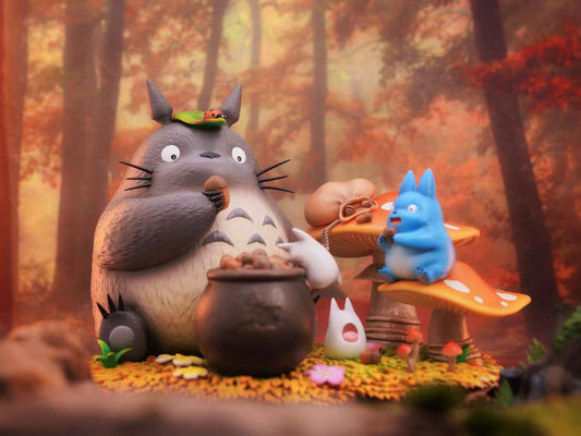 [Pre-Order Closed] LongMiao Studio - Statue - My Neighbor Totoro - eating acorns Totoro Family