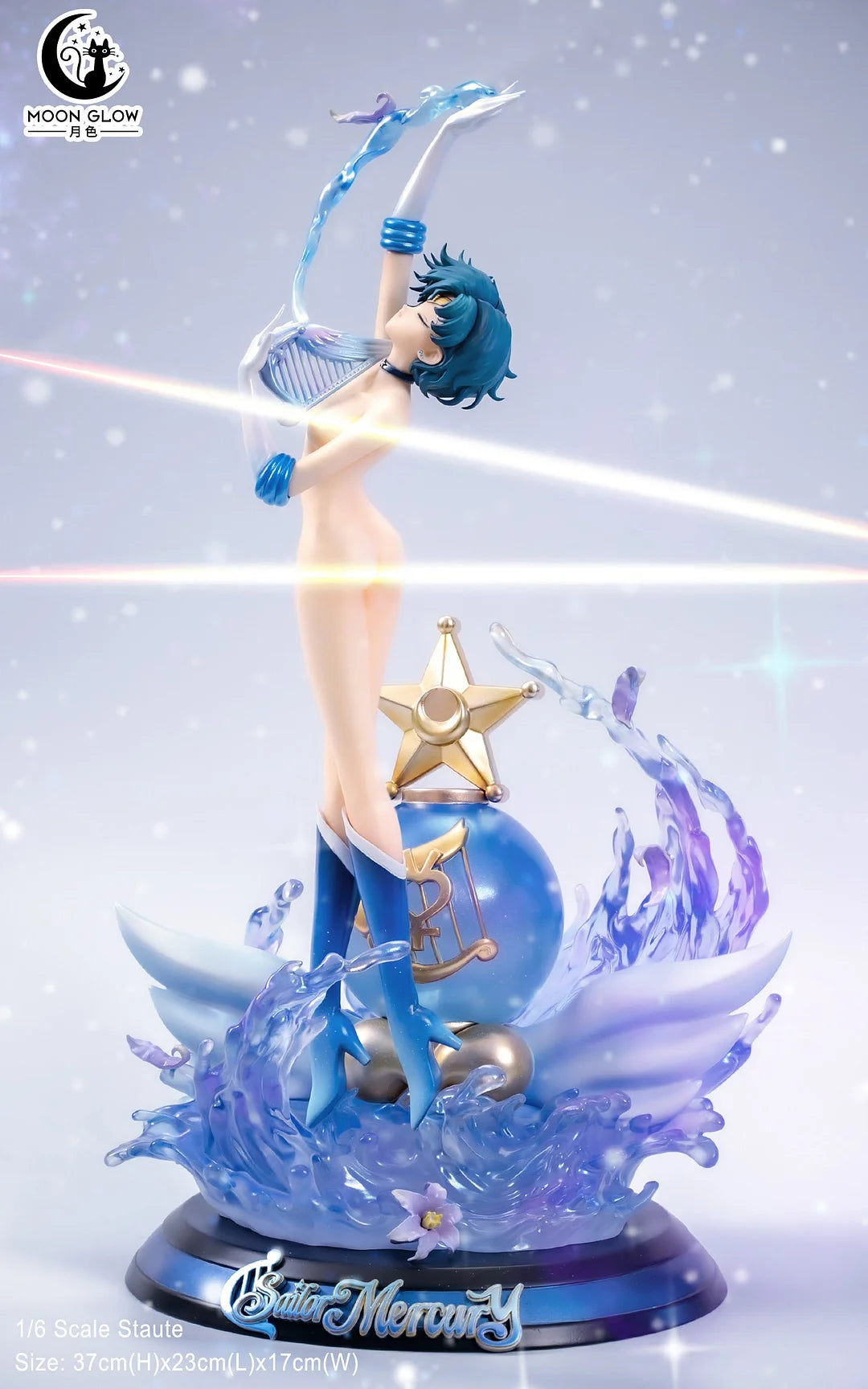 [Warehouse in Stock] Moon Glow Studio - Statue - Sailor Moon - Sailor Mercury Mizuko Ami