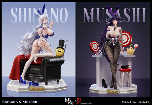 [Pre-Order Closed] Pineapple Studio & Poko Poko - Statue - Azur Lane - Shinano & Musahi