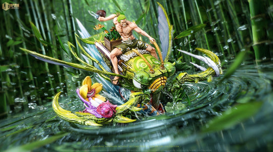 [Warehouse in Stock] Mo Jie Wu Du Studio - Statue - One Piece Strange Forest Adventure #5 Zoro & Scyther