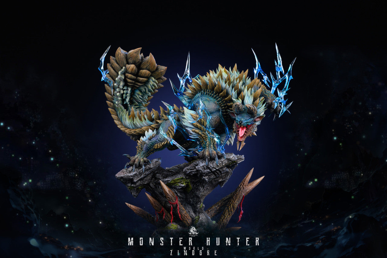 [Pre-Order Closed] Dragon Realm Studio - Statue - Monster Hunter - Zinogre & Stygian Zinogre