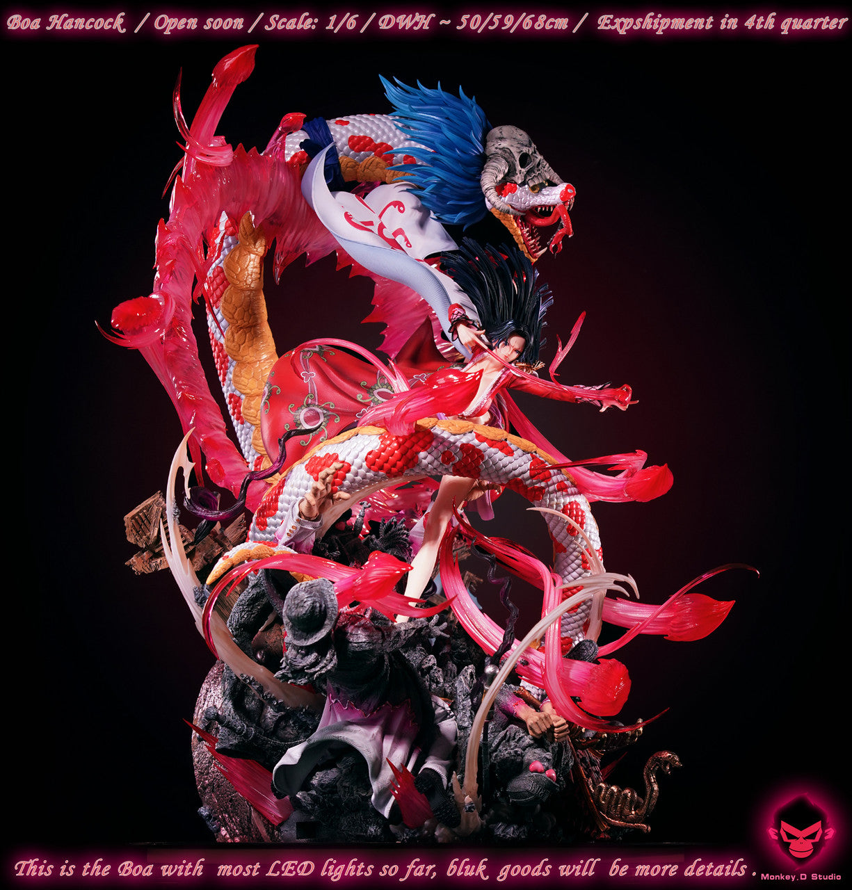 [Pre-Order] Monkey.D Studio - Statue - One Piece - The Pirate Empress Boa Hancock