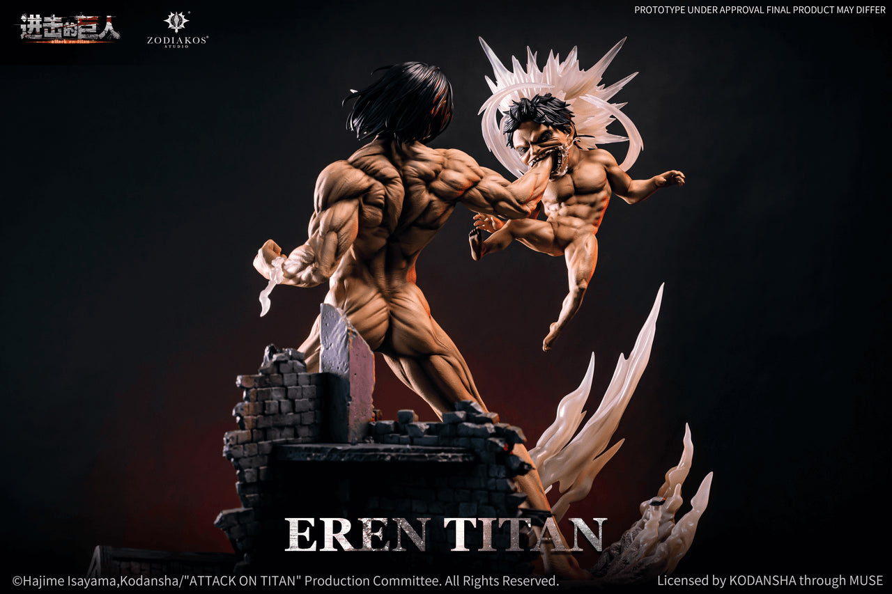 [Pre-Order] Zodiakos Studio - Statue - Attack on Titan - Eren Titan (Licensed)