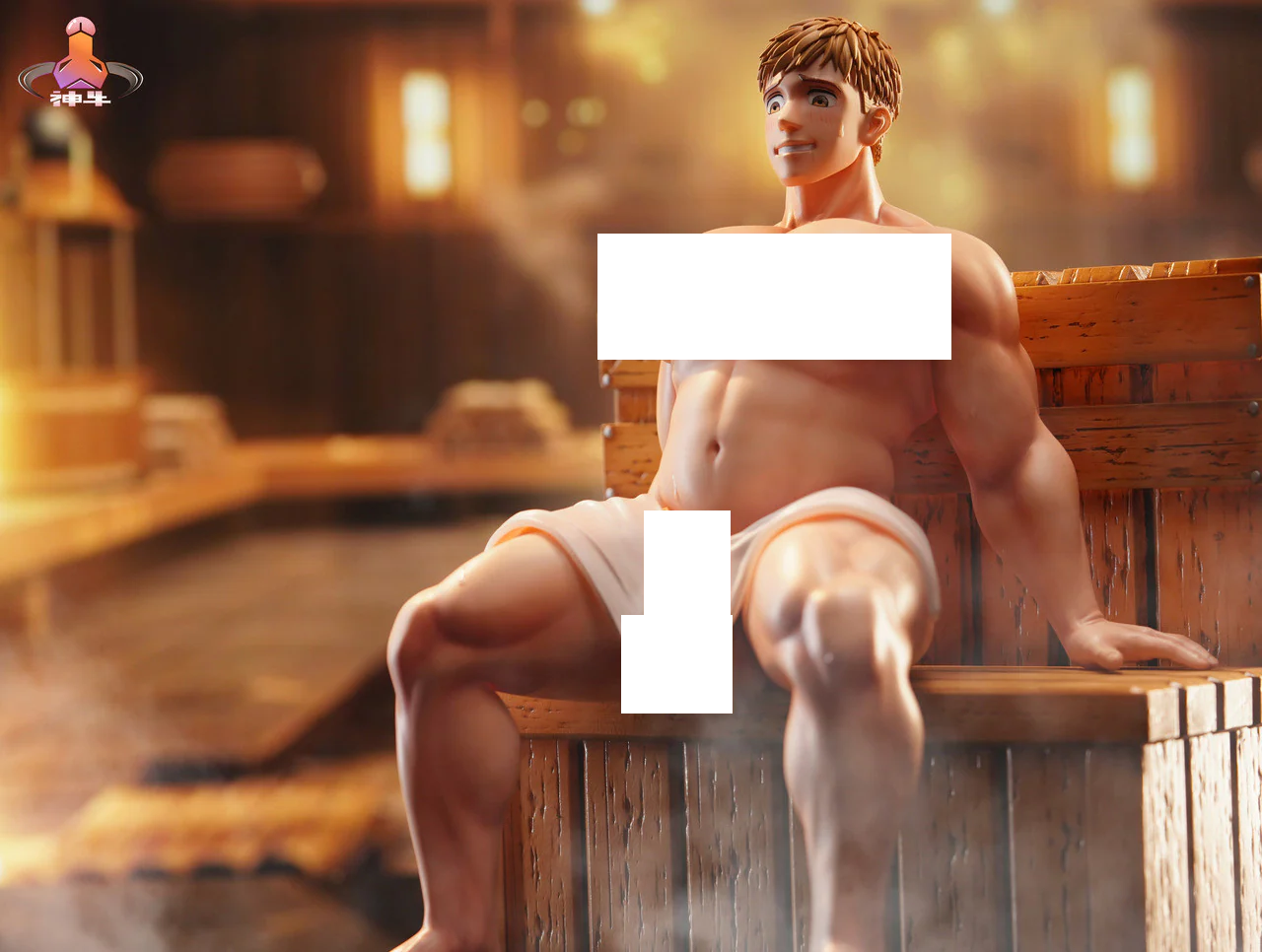 [Warehouse in Stock] Shen Niu Studio - Statue - Delicious in Dungeon Laios Touden. Sauna Adventure