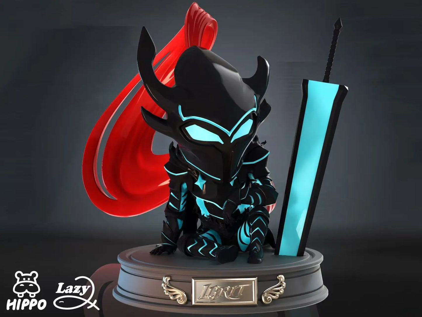 [Pre-Order] Hippo Studio & Lazy Studio - Statue - Solo Leveling - Seated Series Igris & Beru